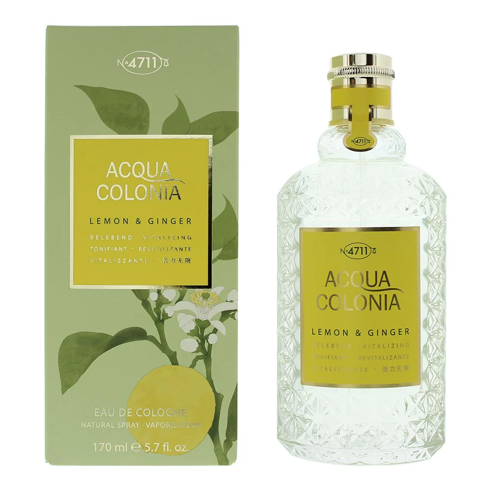 4711 Acqua Colonia Lemon Ginger Eau de Cologne 170ml For Unisex