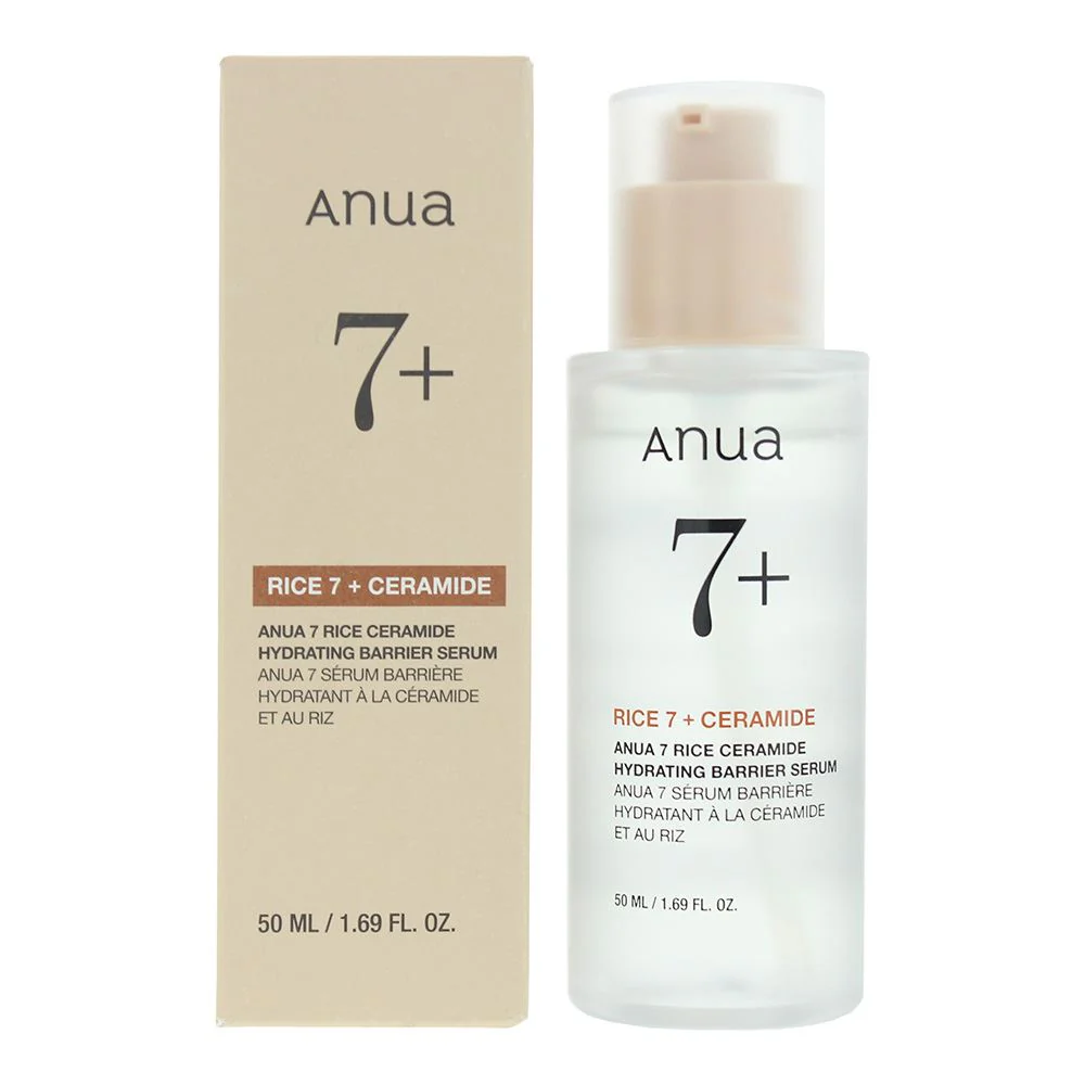 Anua Rice 7 Ceramide Hydrating Barrier Serum 50ml For Women