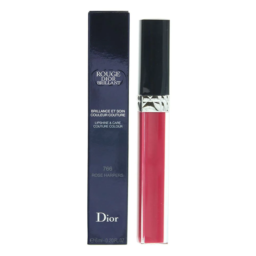 Christian Dior Rouge Brilliant Lipshine Care Couture Colour 766 Rose Harpers Lip