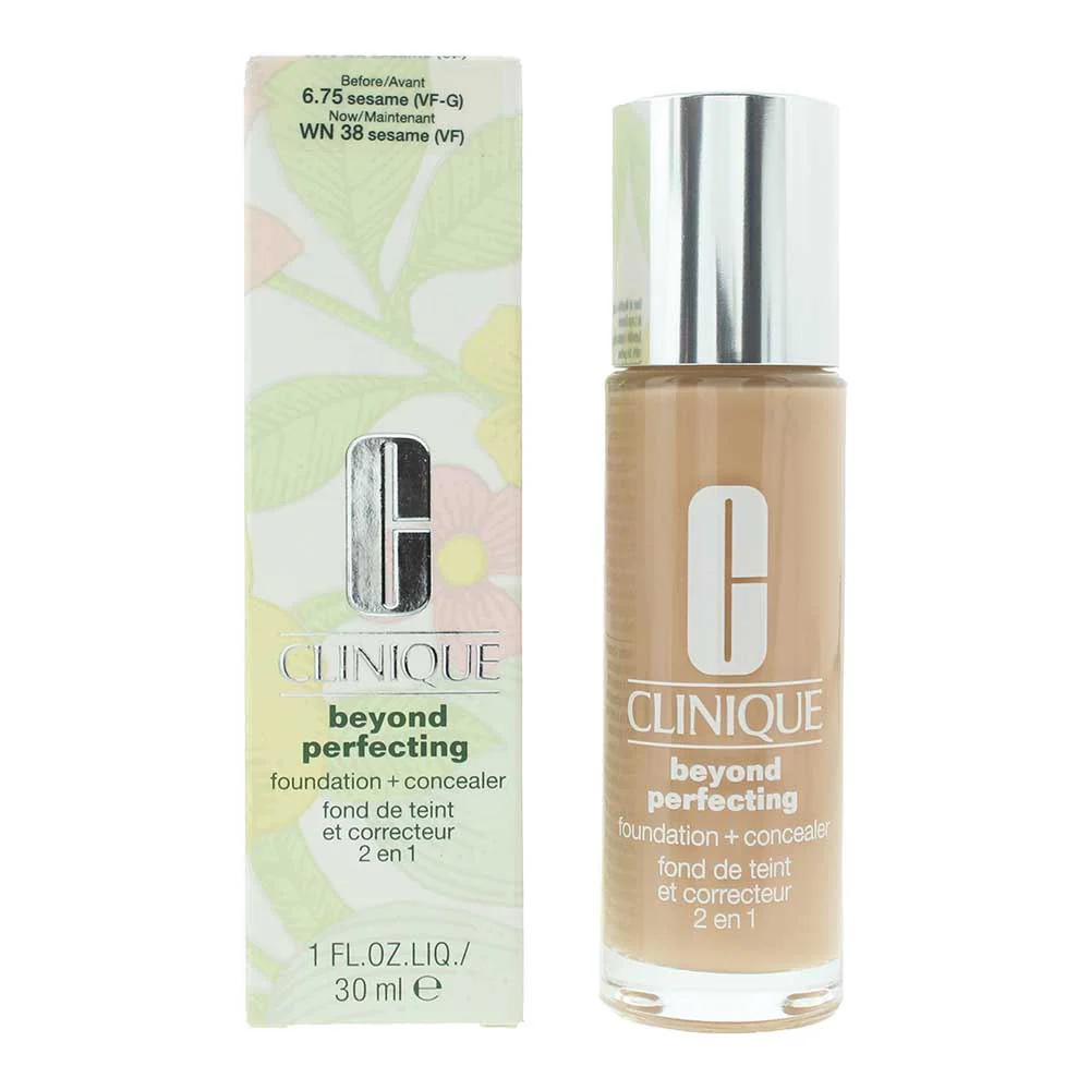 Clinique Beyond Perfecting WN 38 Sesame Foundation  Concealer 30ml For Women