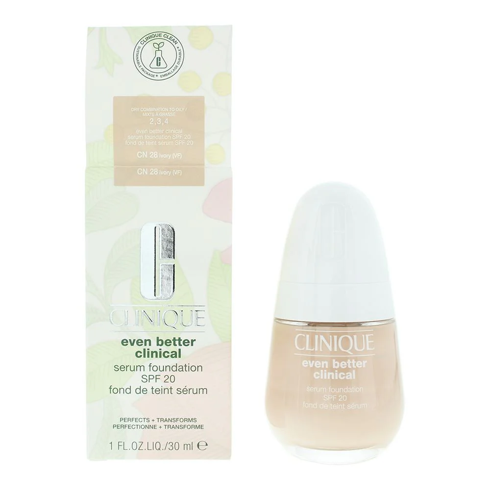 Clinique Even Better Spf 20 Cn28 Ivory Serum Foundation 30ml for Women