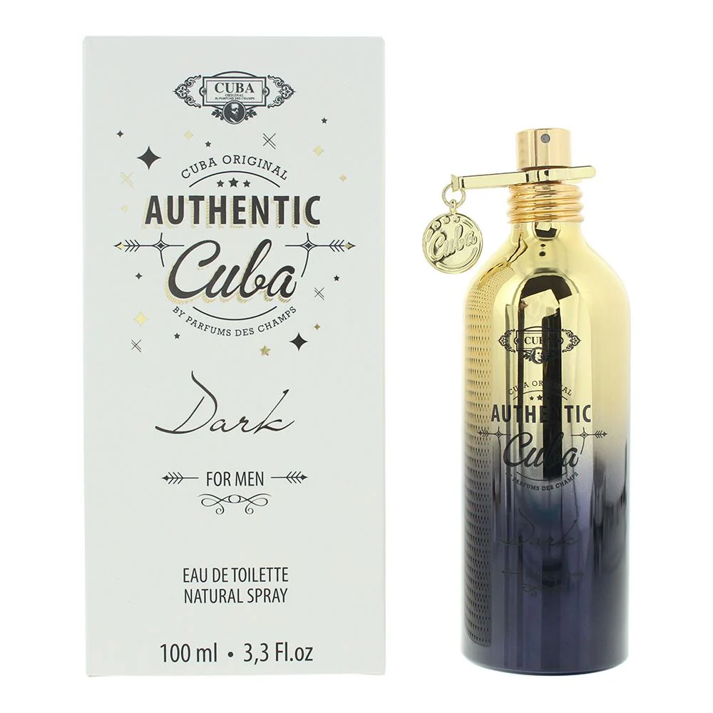 Cuba Authentic Dark For Men Eau De Toilette 100ml For Men