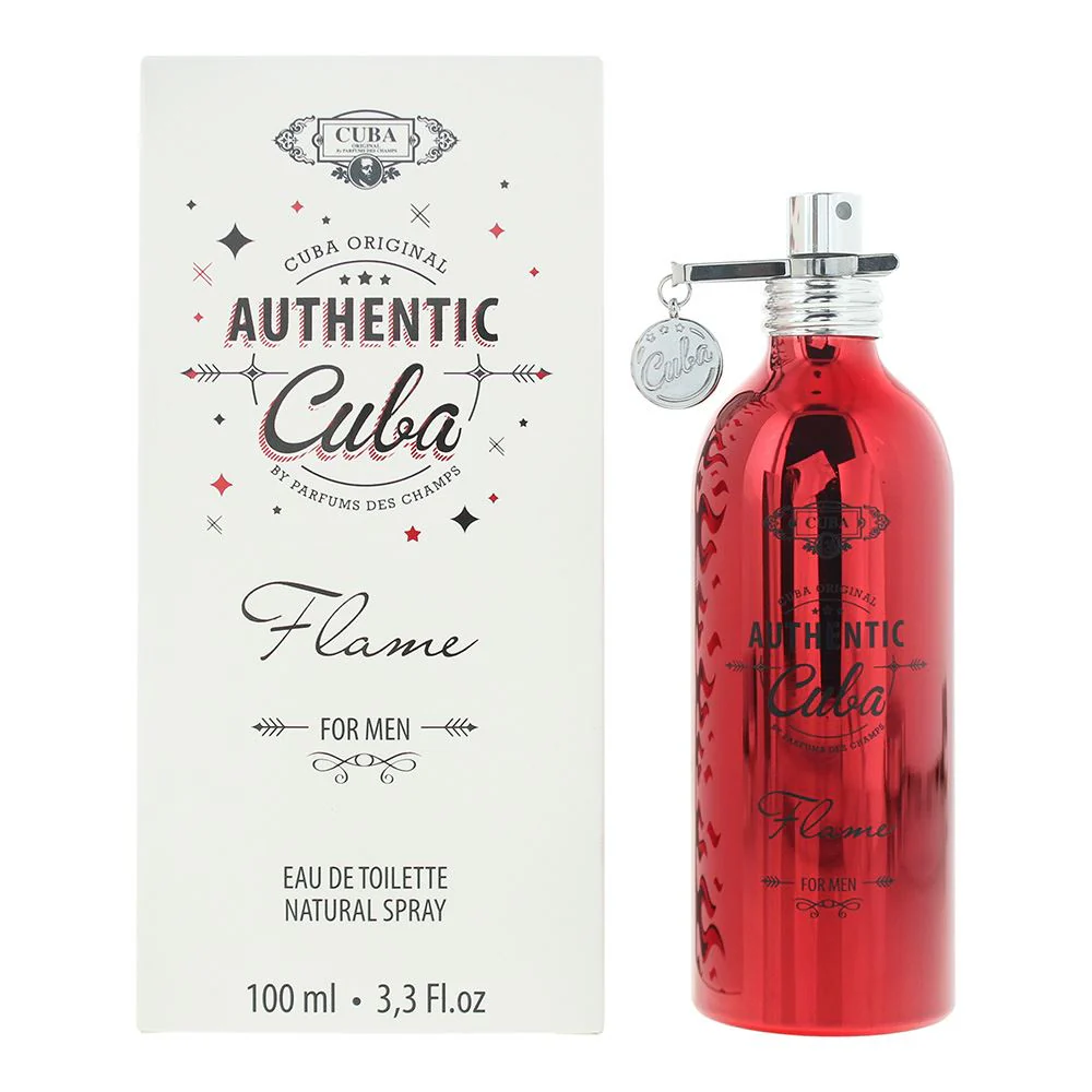 Cuba Authentic Flame For Men Eau De Toilette 100ml For Men