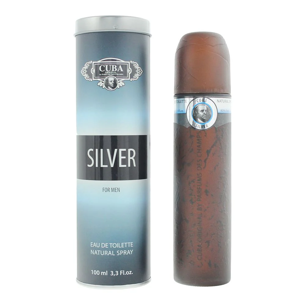 Cuba Silver For Men Eau De Toilette 100ml For Men