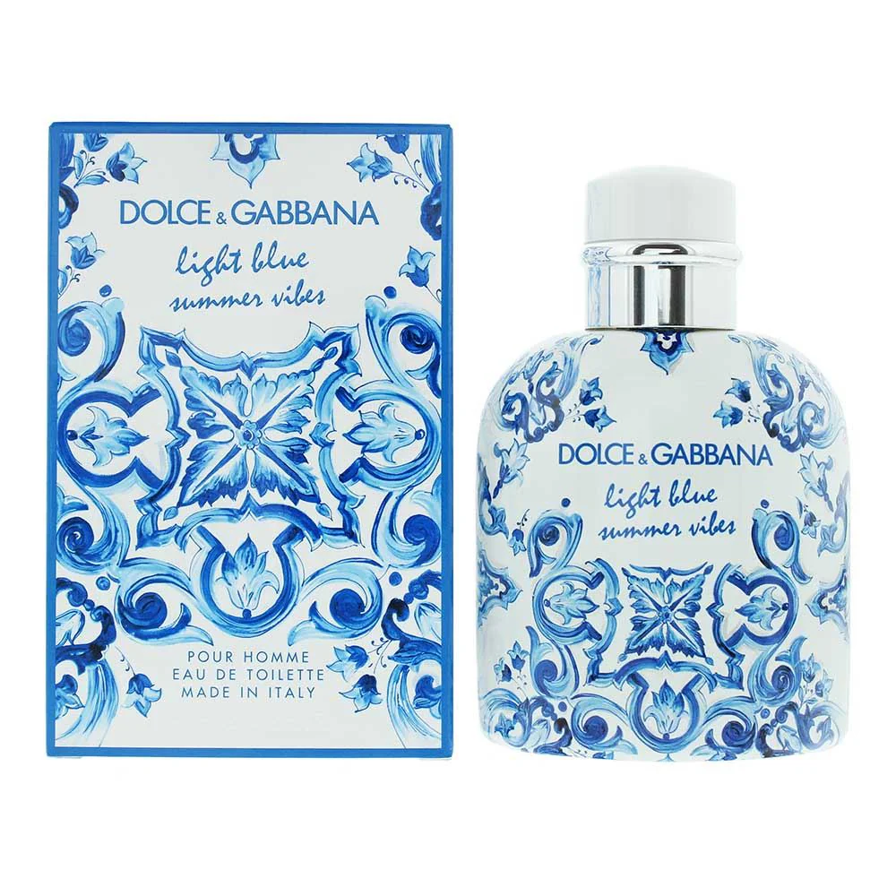 Dolce & Gabbana Light Blue Summer Vibes Pour Homme EDT 125ml Men Spray