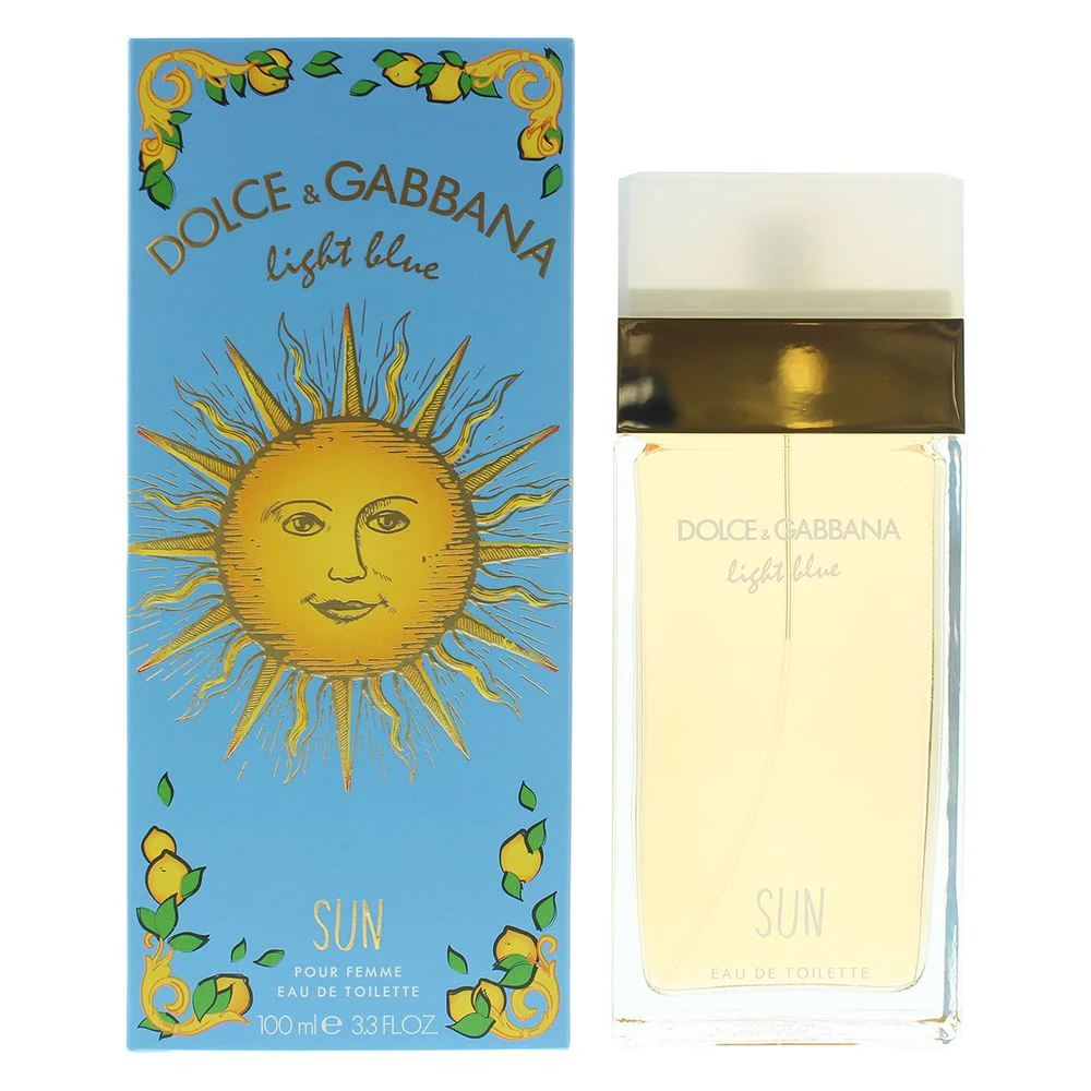 Dolce & Gabbana Light Blue Sun Eau de Toilette 100ml Women Spray - Image 2