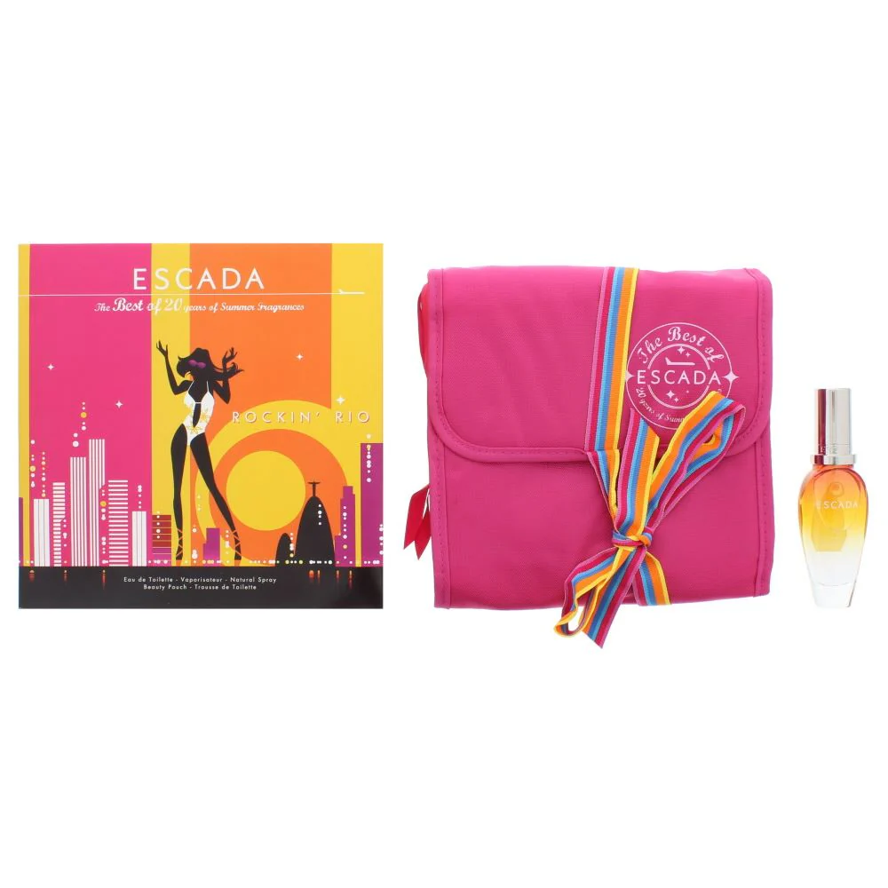 Escada Rockin Rio Eau de Toilette 30ml & Beautypouch