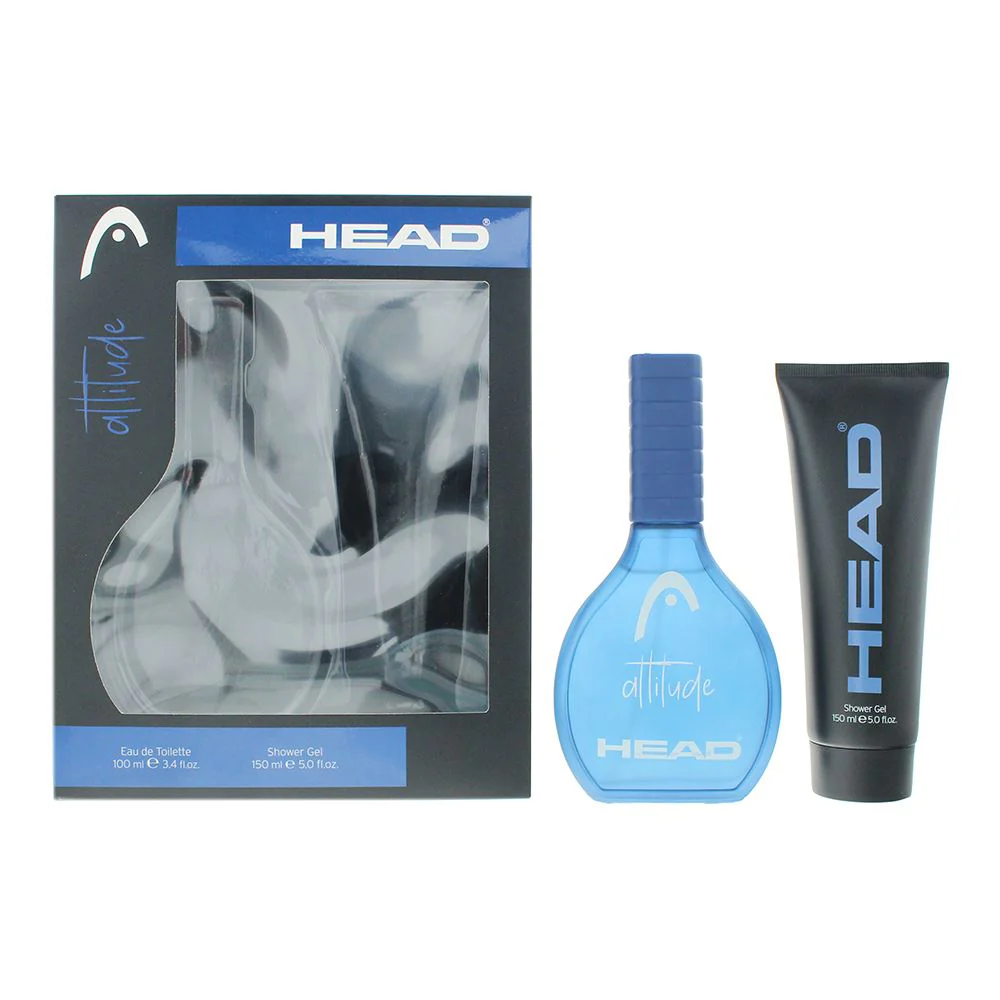 Head Attitude 2 Piece Gift Set: Eau de Toilette 100ml - Shower Gel 150ml For Men
