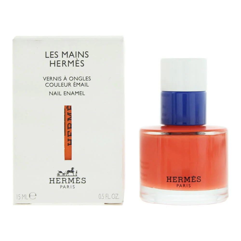 Hermès Paris Nail Enamel 36 Orange Tonique Nail Polish 15ml for Women