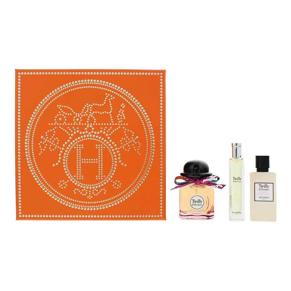 Hermes Twilly DHermes 3 Pc Set: EDP 50ml 15ml Body Lotion 40ml Women