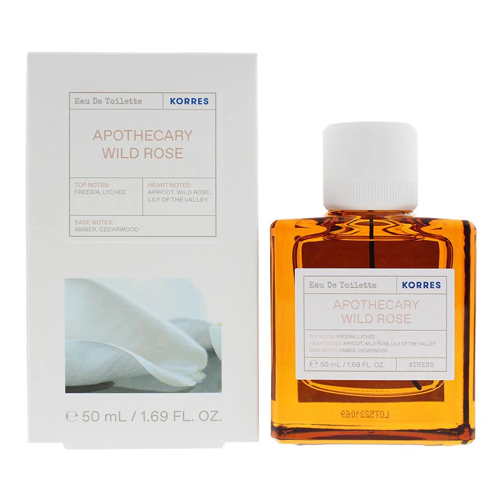 Korres Apothecary Wild Rose Eau de Toilette 50ml Women Spray