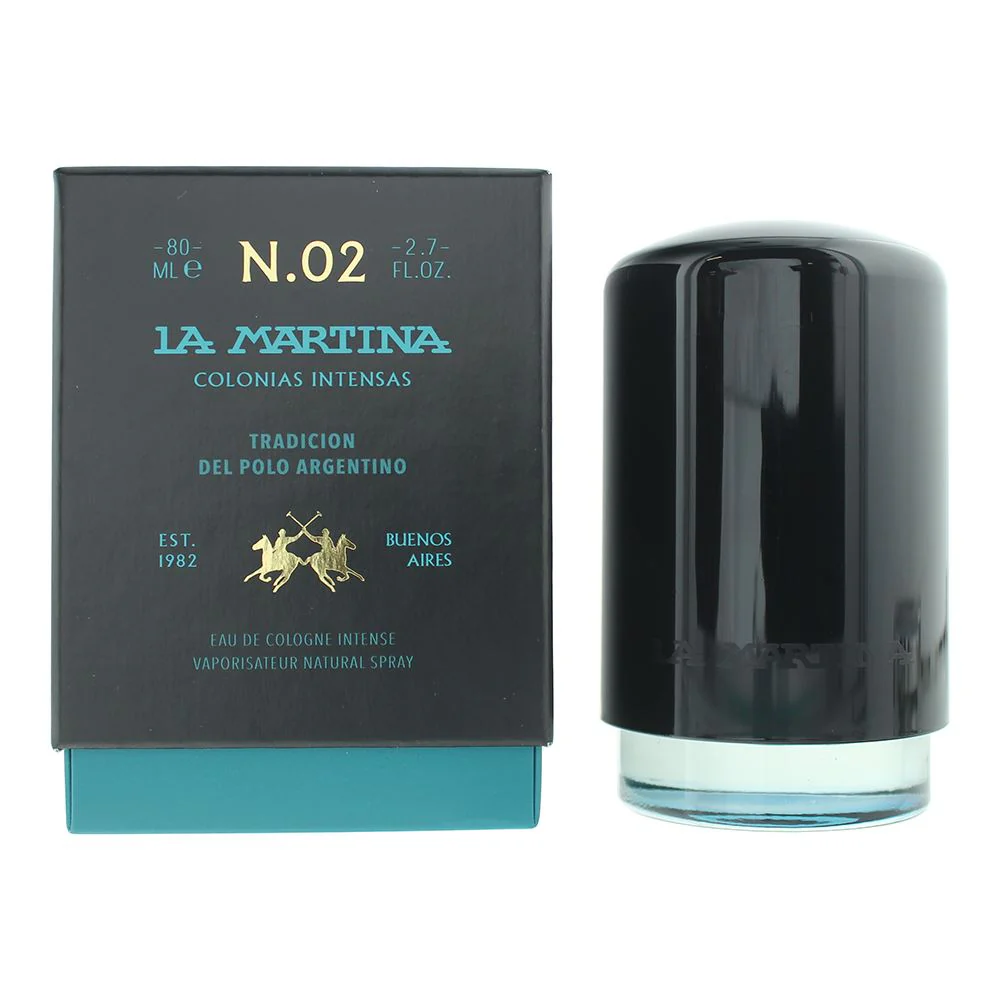 La Martina Blue Gardenia Intense Eau de Cologne 80ml Spray For Her Him Brand NEW