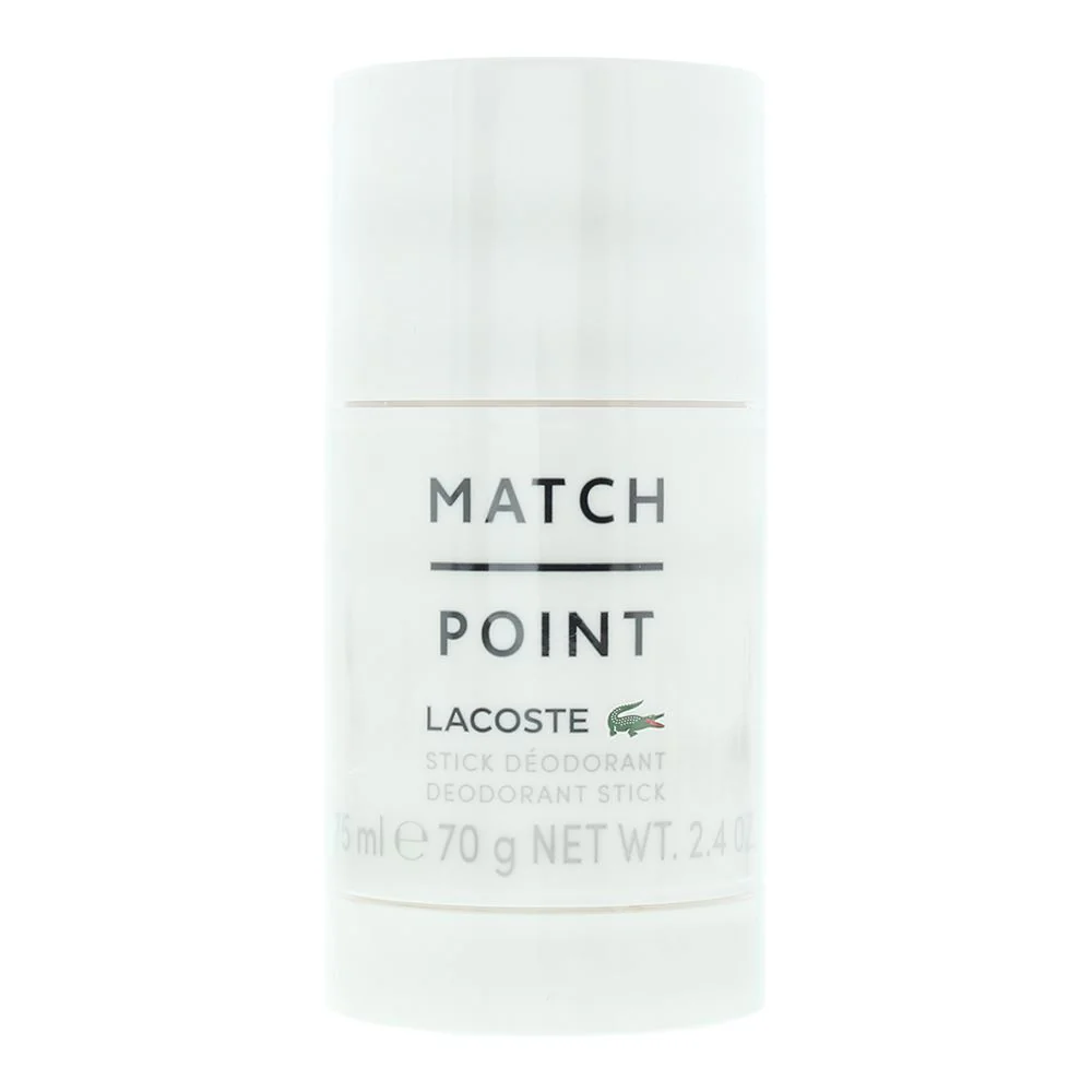 Lacoste Match Point Deodorant Stick 75ml For Men