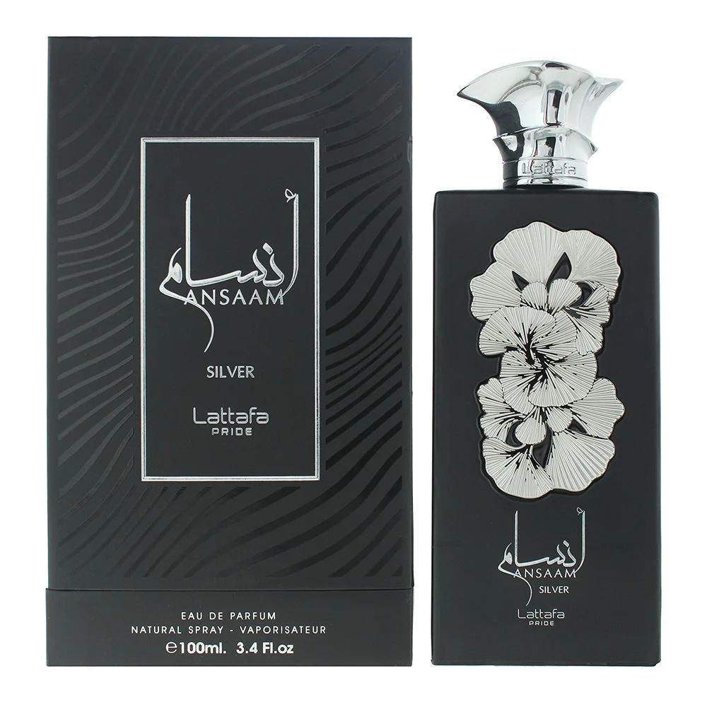 Lattafa Pride Ansaam Silver Eau De Parfum 100ml for Men