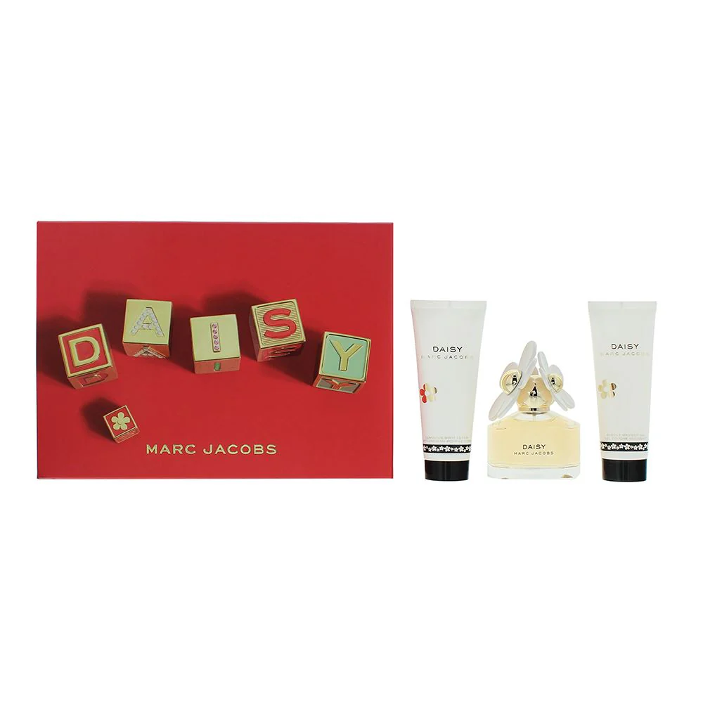 Marc Jacobs Daisy EDT 50ml - Body Lotion 75ml - Shower Gel 75ml Women Spray