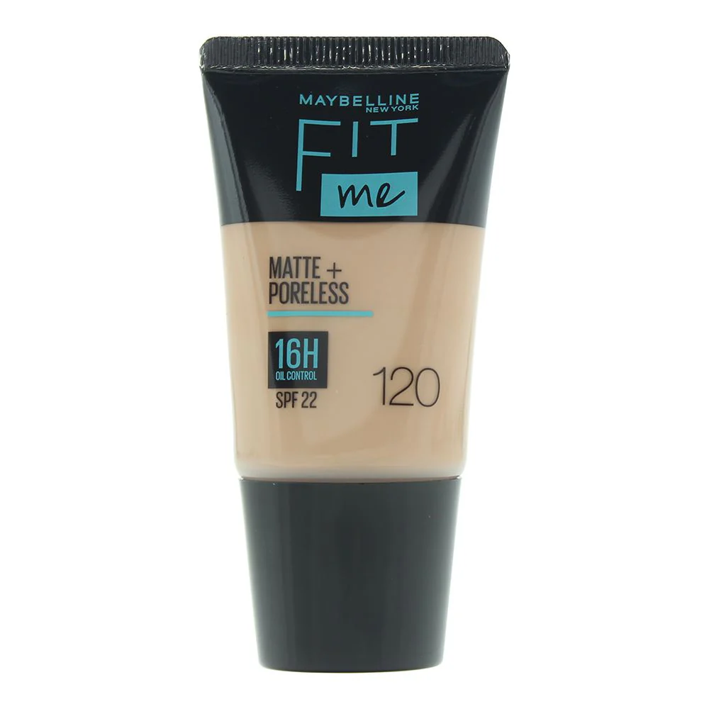 Maybelline Fit Me Matte Poreless Spf 22 120 Foundation 18ml For Women