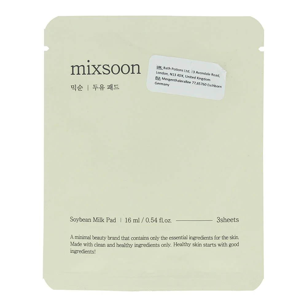 Mixsoon Soy Bean Milk Pads 3Pcs For Women
