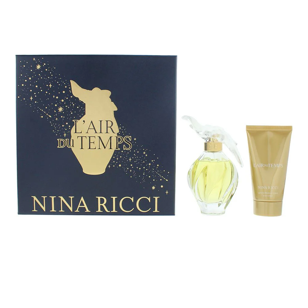 Nina Ricci L'Air du Temps 2pc Gift Set EDT 100ml Body Lotion 75ml Women