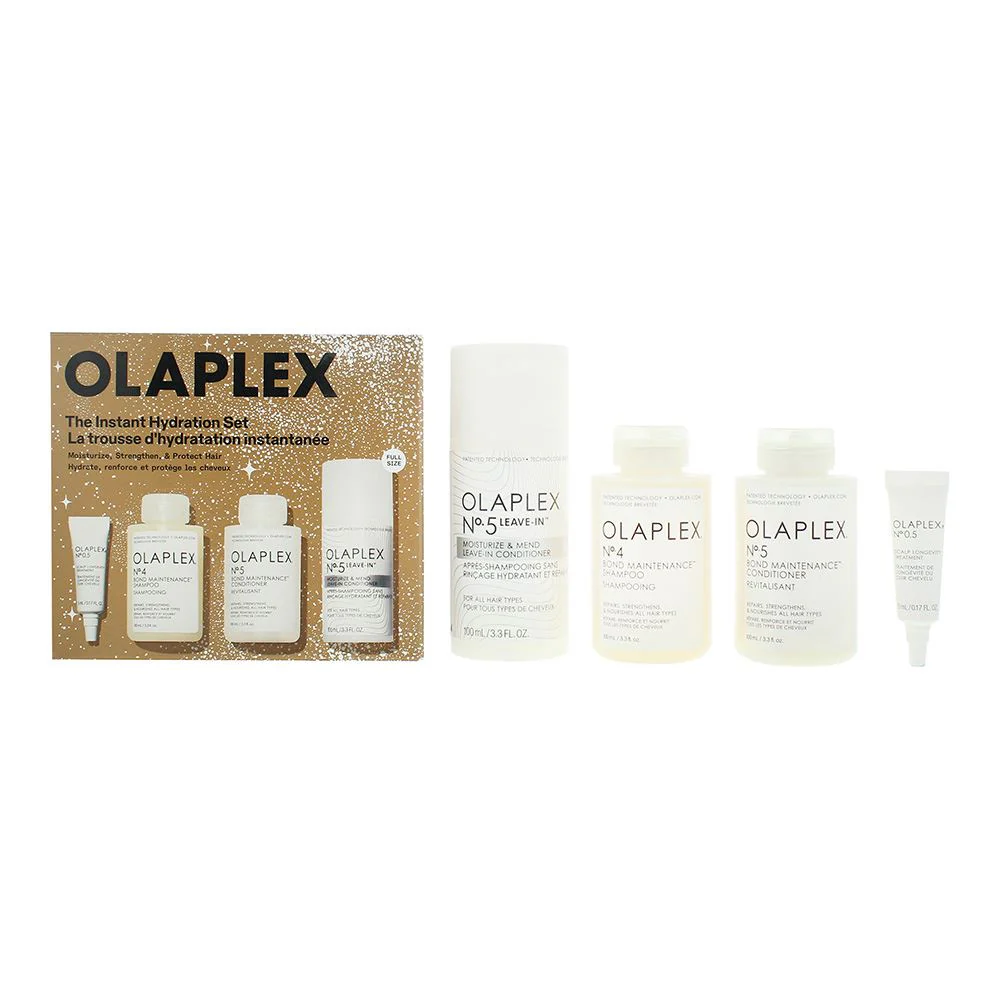 Olaplex Instant Hydration 4pc G500 No.4 Shampoo No.5 Conditioner Treat