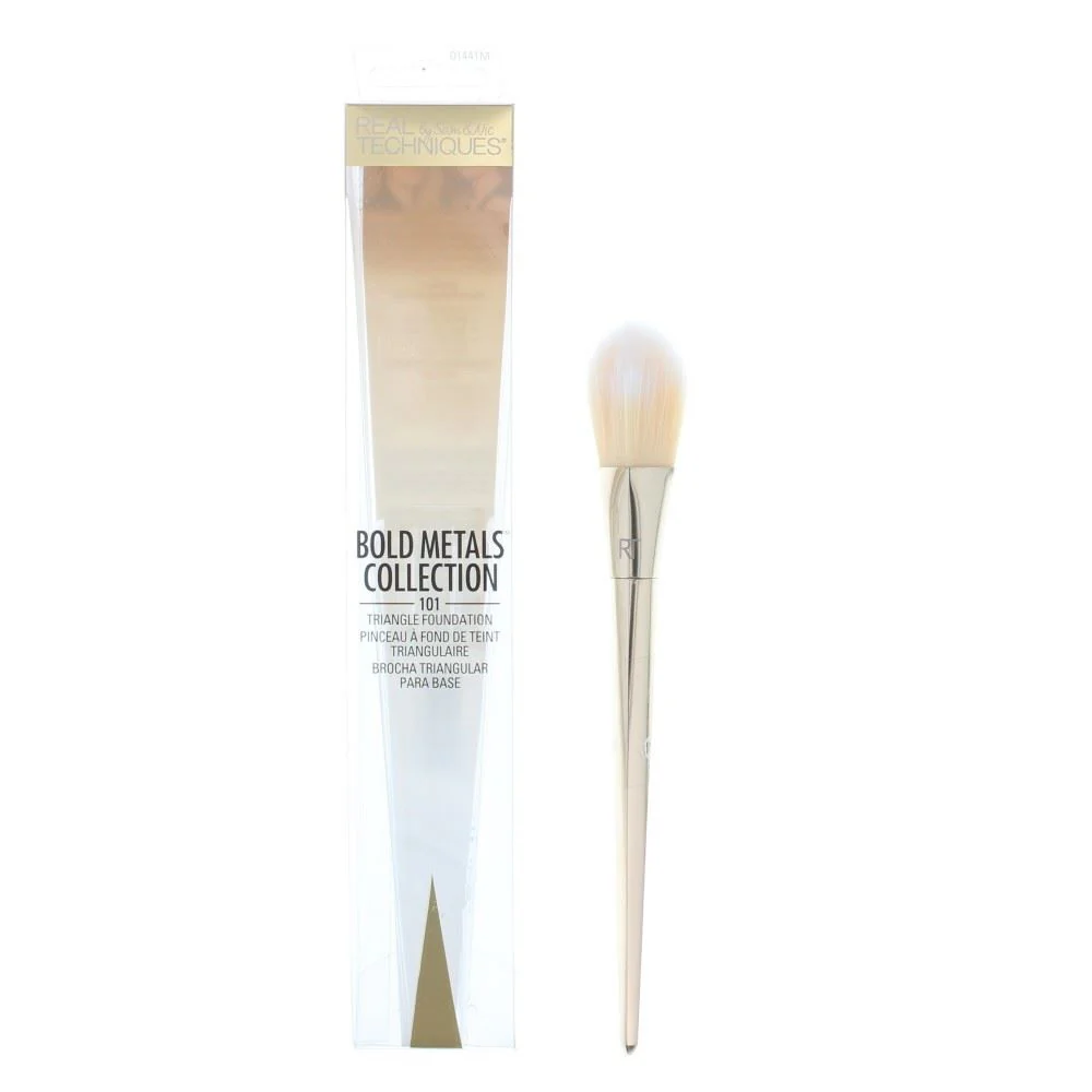 Real Techniques Bold Metals #101 Triangle Foundation Brush Ref 01441M