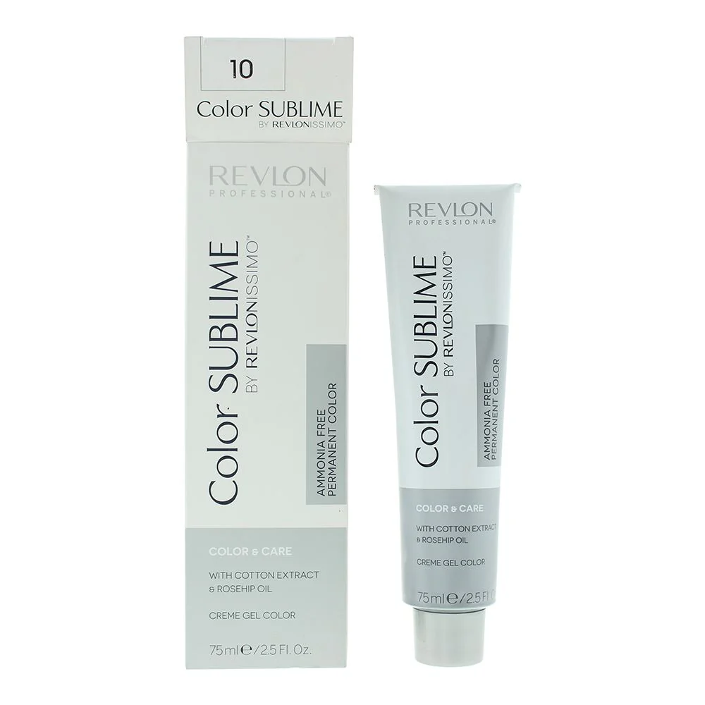 Revlon Color Sublime 10 Lightest Blonde Hair Colour 75ml For Women