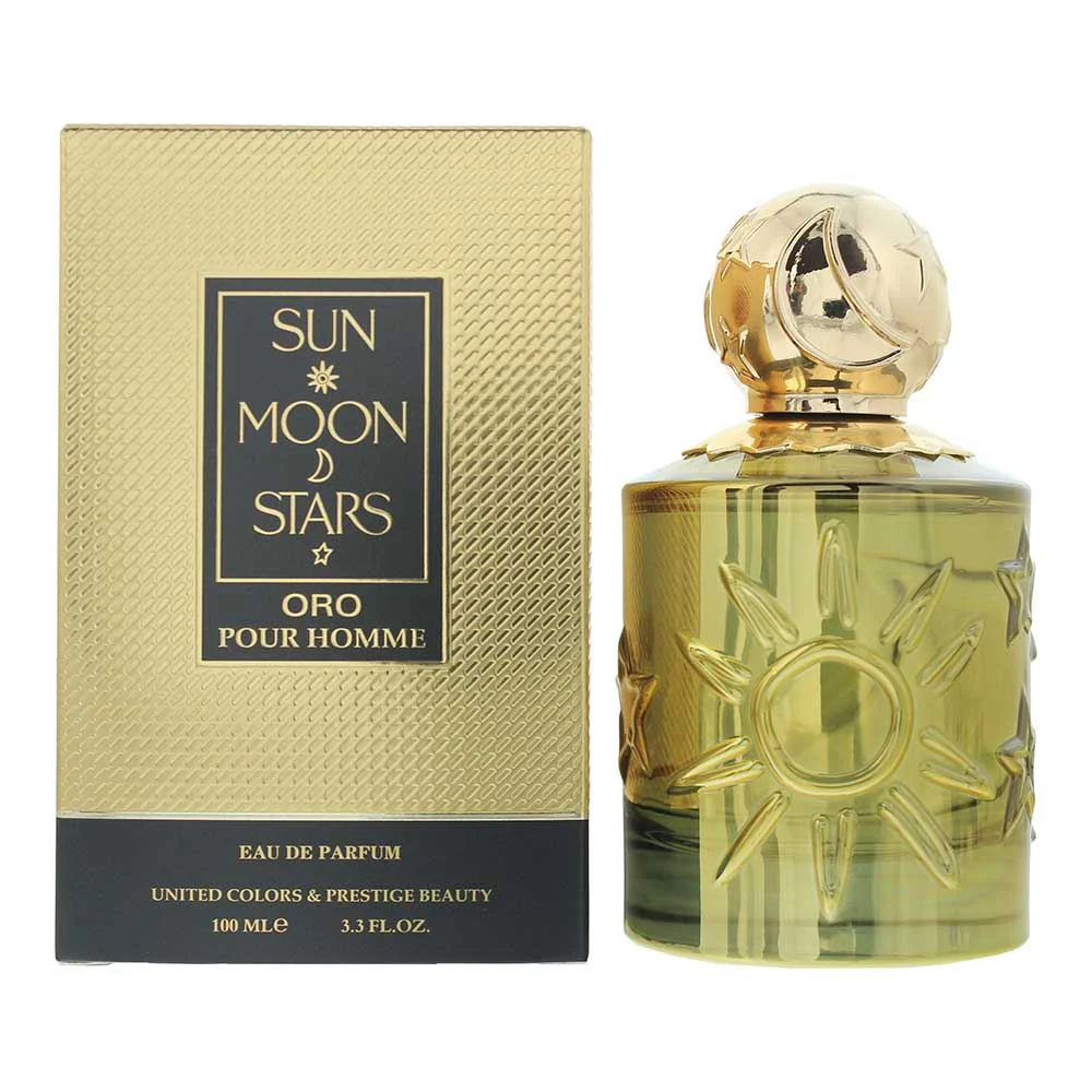 United Colors Prestige Beauty Sun Moon Stars Oro Pour Homme EDP 100ml For Men