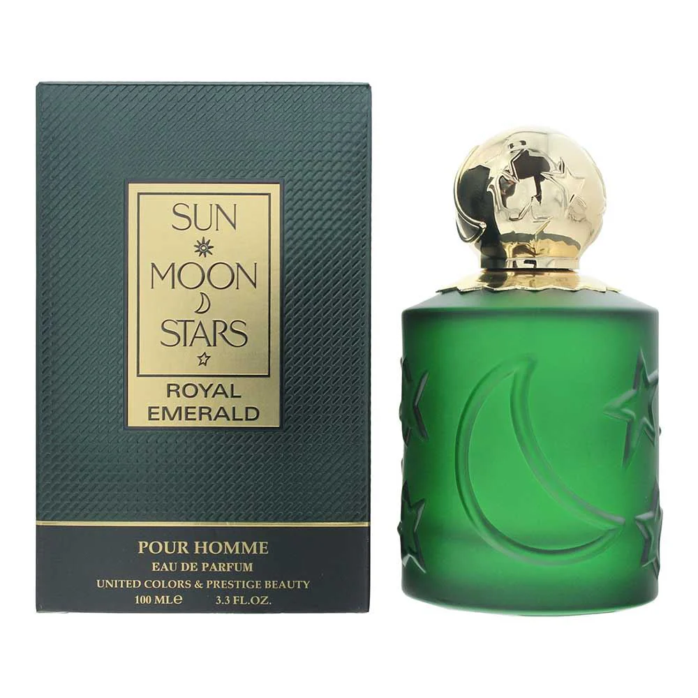 United Colors Prestige Sun Moon Stars Royal Emerald Pour Homme EDP 100ml Men