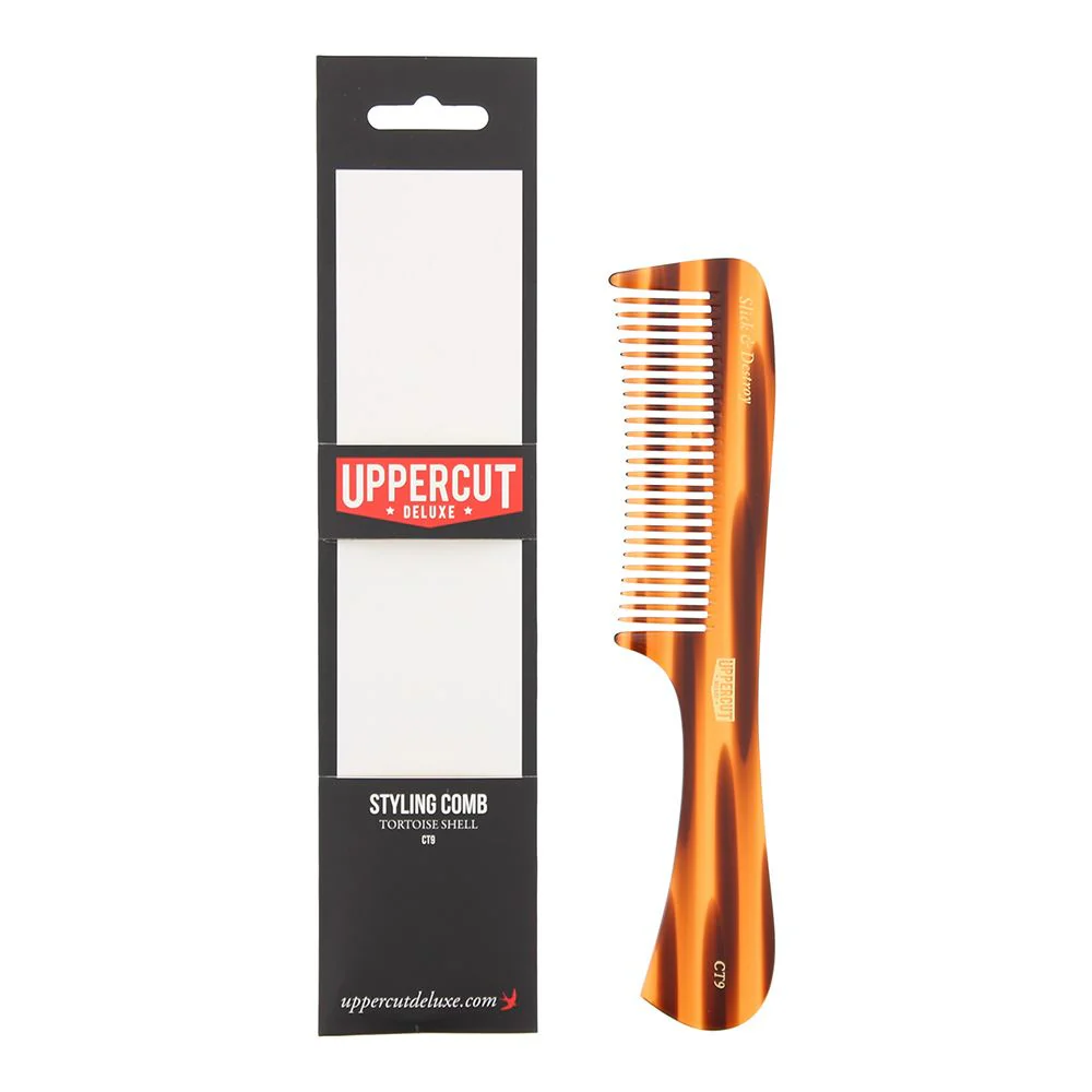 Uppercut Deluxe CT9 Tortoise Shell Styling Comb For Men