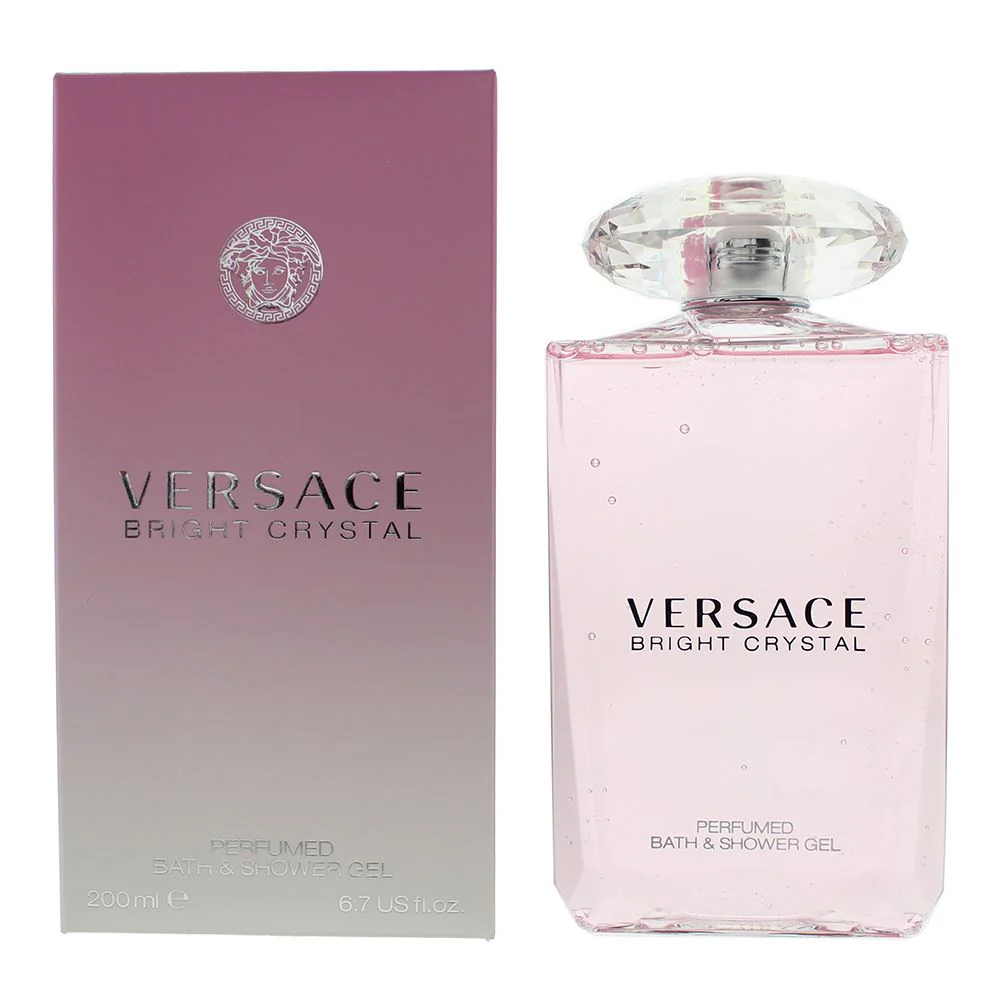 Versace Bright Crystal Perfumed Bath Shower Gel 200ml - Image 2