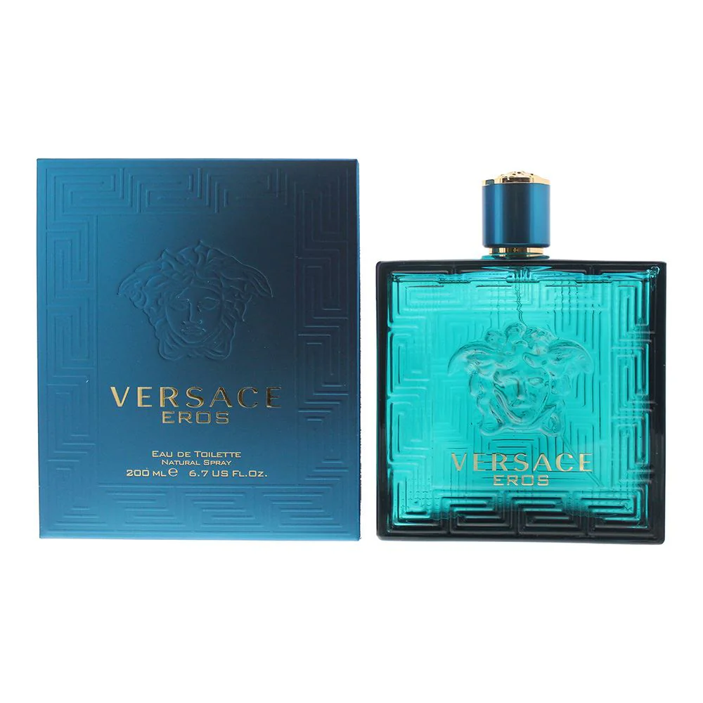 Versace Eros Eau de Toilette Spray 200ml Men Spray