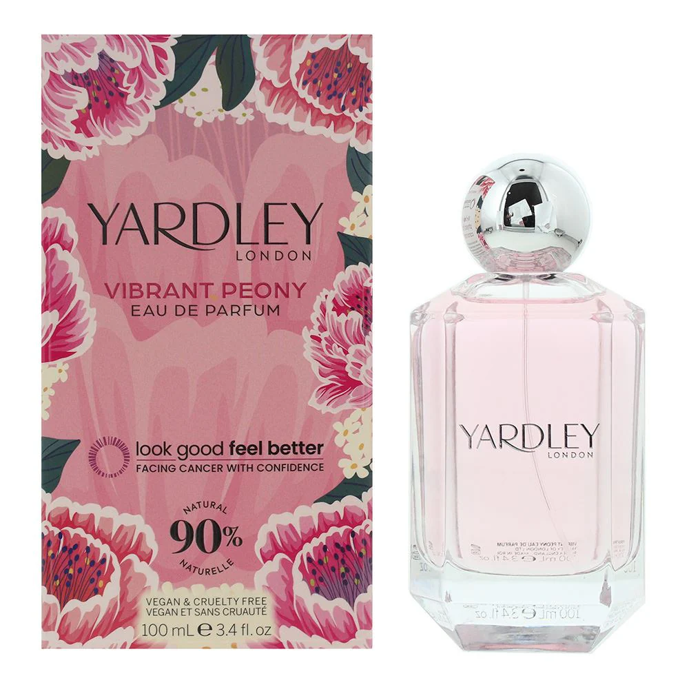 Yardley Vibrant Peony Eau De Parfum 100ml For Women